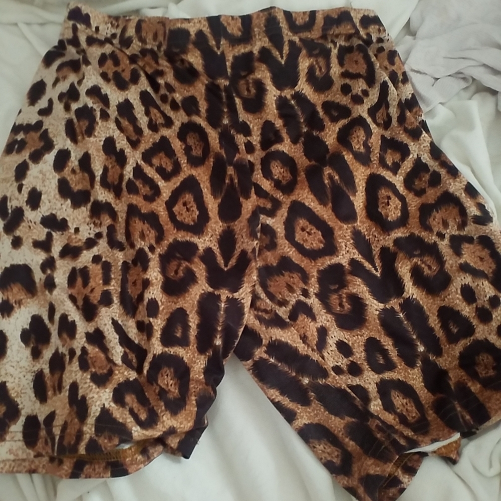 Leopard Print Shorts
